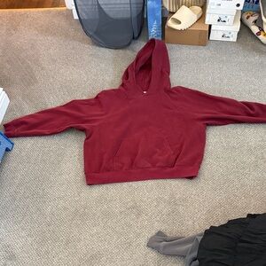 Nordstrom Red Hoodie Sweatshirt